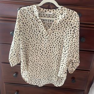 Leopard print blouse